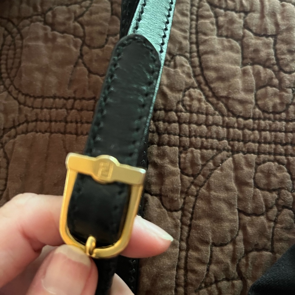 🎉HP🎉FENDI Vintage Leather Janus Mini Dome Bag - Picture 14 of 14
